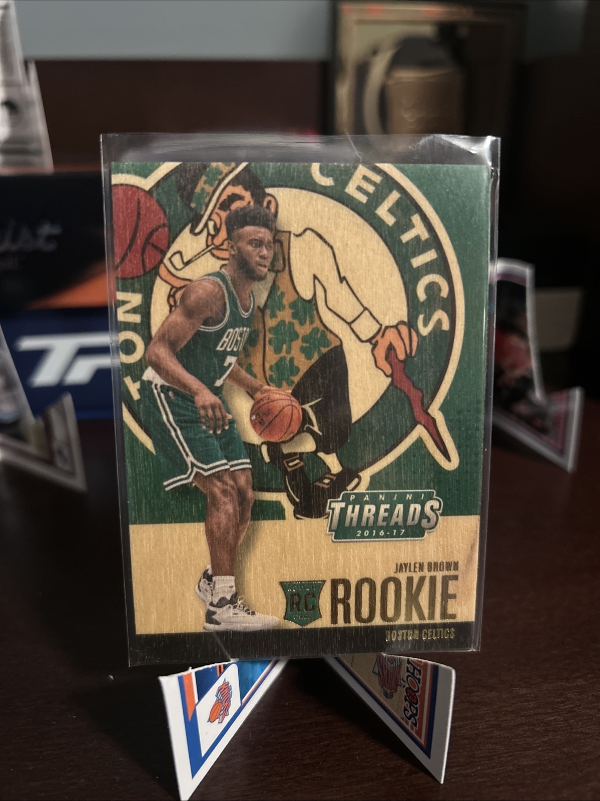 2016-17 Panini Threads - Wood Rookies Jaylen Brown #246 (RC)