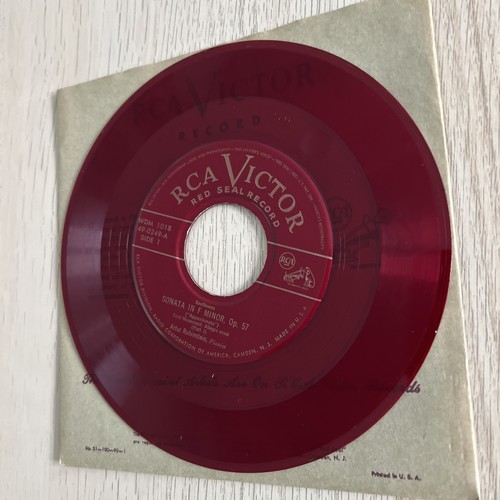 Appassionata Beethoven Box Set Red Vinyl Arthur Rubinstein Sonata F Minor OP.57 - Picture 6 of 8