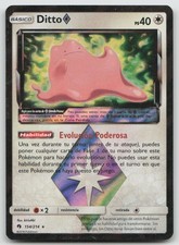 Ditto ◇ 154/214 Prism Star Rare Lost Thunder Pokemon Holo NM SPANISH on eBay