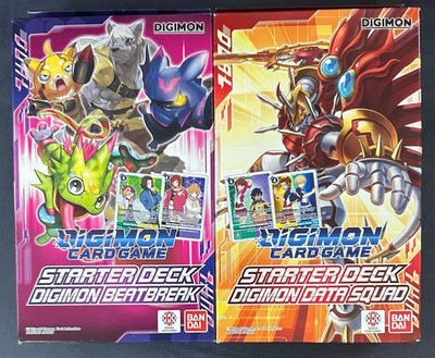 Bandai Digimon Card Game Starter Decks Beatbreak & Data Squad NEW   