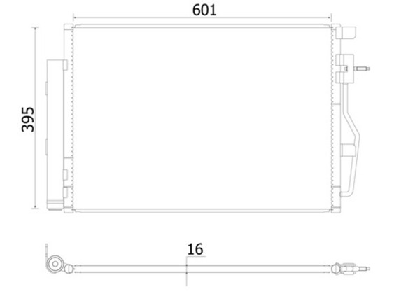 Mahle Kondensator Klimaanlage AC 958 000S FüR Chevrolet Aveo Opel Mokka J13 _76-image