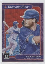 2021 Panini Donruss Optic Diamond Kings Red Wave Prizm Cody Bellinger #26 09bu