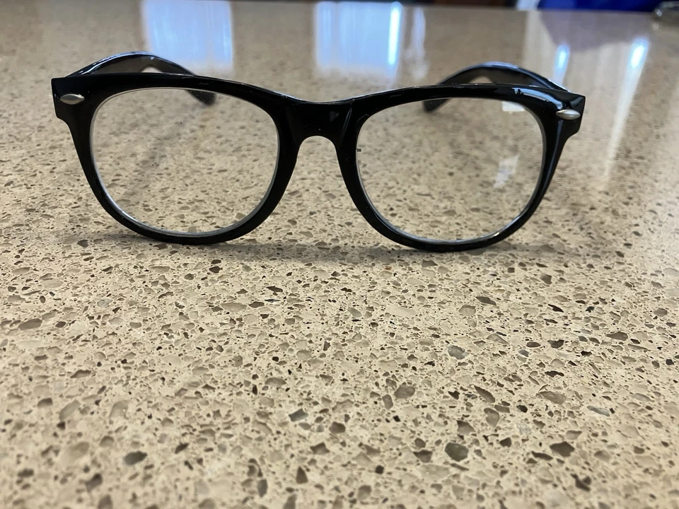 Novedad Anteojos Elope Personaje de Película Halloween Disfraz Nerd Gafas Negras Foto 3 de 4