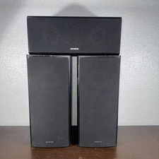 Onkyo SKF-520F (2) & SKC-520C Set of (3) 130w 8 Ohm Speakers EUC