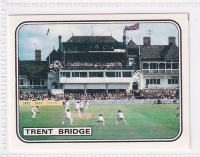 1983 Panini World of Cricket #135 TRENT BRIDGE CRICKET GROUND Nottinghamshire