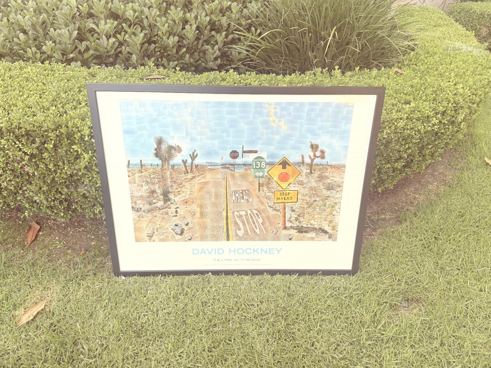 *SALE DAVID HOCKNEY PEARLBLOSSOM HIGHWAY CALIFORNIA OFFSET 32x42 POSTER