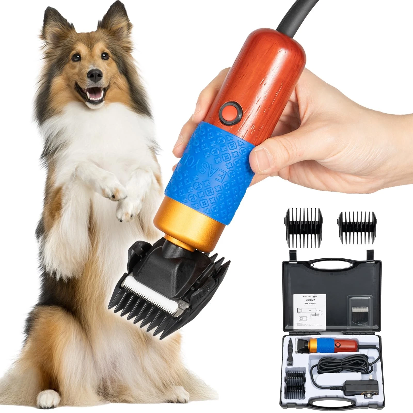 Electric Sheep Shears Pet Clippers Animal Fur Shave Grooming Hair Trimmer 200W !
