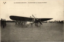 PC AVIATION PILOT BLANCHARD MONOPLAN BLÉRIOT BOURGES (a67070)
