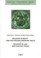 Religion in Recht und politischer Ordnung heute: Religion in Law and Politi ...