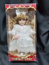 F5 14" Genuine Fine Porcelain Doll NIB NRFB 