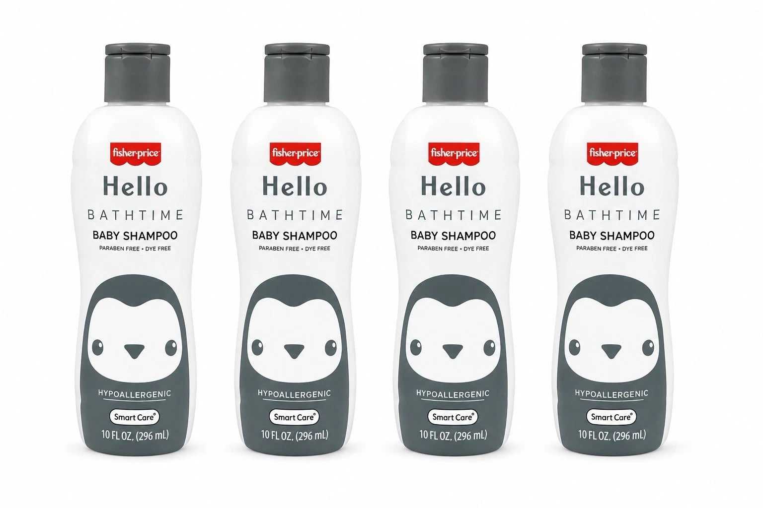 4 Pack Fisher-Price Hello Bathtime Baby Shampoo 10oz Hypoallergenic Smart Care
Opens in a new window
