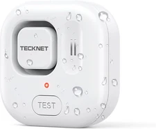 TECKNET Water Leak Detectors for Home, 120dB Sensor Alarm White 