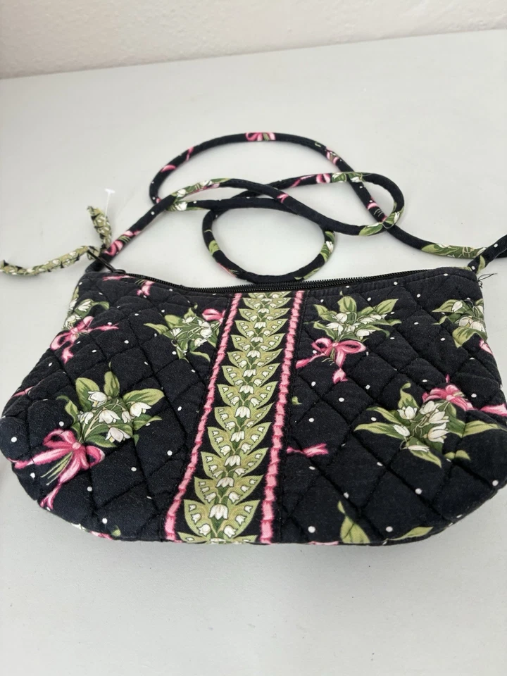 Vera Bradley New Hope 2004 Cintas Rosa Pequeño Bandolera Cartera Pecho Ca Awarenes Foto 3 de 4