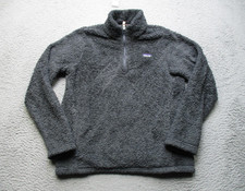 Patagonia Sweater Girls 2XL Gray Los Gatos 1/4 Zip Fleece Pullover 65495