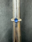 3.1g VTG Sterling Silver 925 Gold Wash CZ Ring Size 8.25 Jewelry Lot K