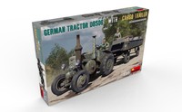 Miniart 35317 German Tractor D8506 With Cargo Trailer - Scala 1:35
