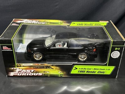 Fast & The Furious Honda Civic 1995 Diecast 1/18 Scale American