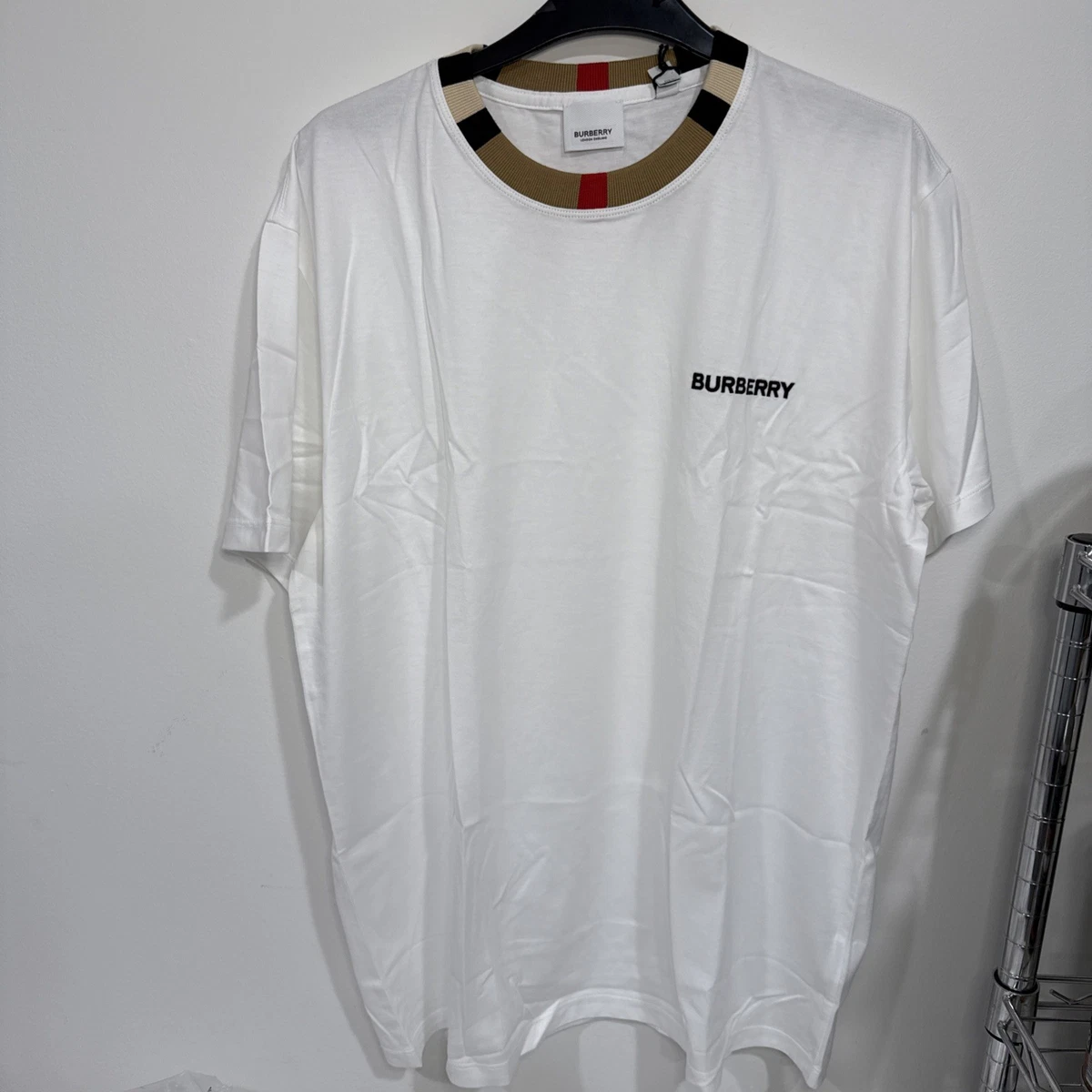 Burberry White T-Shirts for Men for sale - eBay
