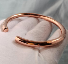 1 Pc Pure Copper Bracelet Bangle, Healing Bangles, Unisex, Dainty Openable