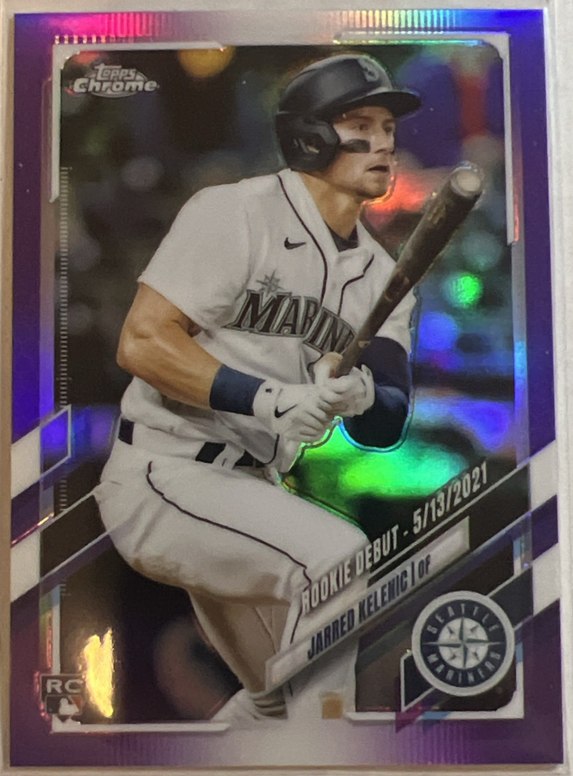 2021 Topps Chrome Update | Jared Kelenic RC Rookie Debut  Purple Refractor #USC2