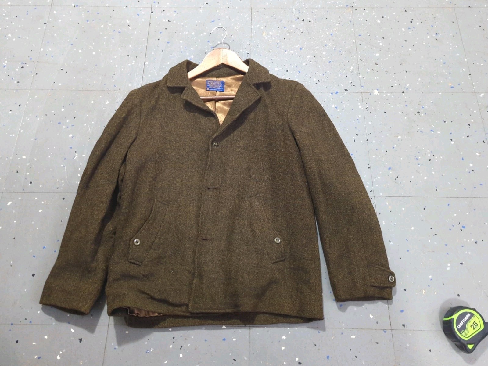 Vintage Silk Lined Button Up Pendleton Blazer / J… - image 1