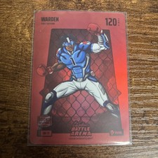 2025 Bo Jackson Battle Arena Cam Ward RC Warden Red Icon Brawl Battlefoil Rookie