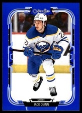 2025-26 O-Pee-Chee #264 Jack Quinn Buffalo Sabres Blue Border Hockey Card