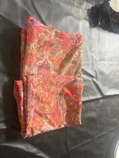 RARE Pair RALPH LAUREN GALAHAD Red STANDARD PILLOWCASES Sateen Vintage Paisley