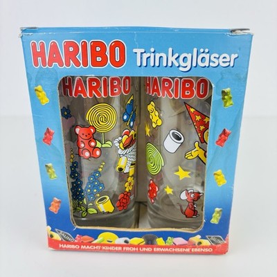 Haribo Trinkgläser  Rastal Gläser Goldbär Bonn 4 Stück Glas Wasser 28cl OVP Top 