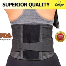 Adjustable Lumbar Waist Support Brace Belt Lower Back Pain Relief For Men/Women