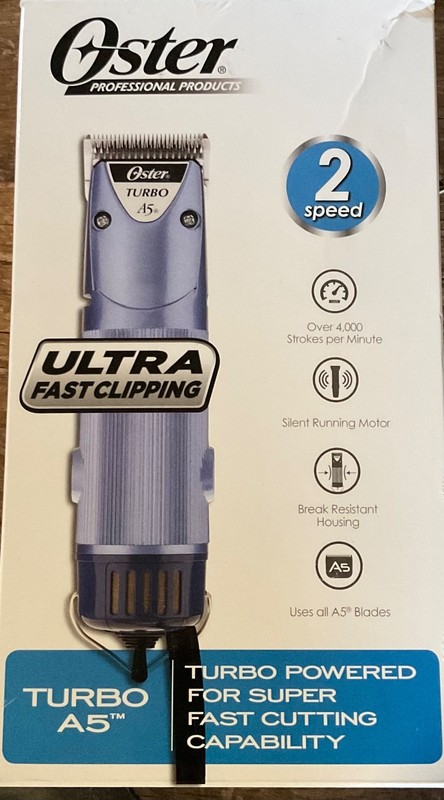 Oster Turbo A5 2-Speed Corded.AnimalClipper.Ultra Fast Clipping for Dog Grooming