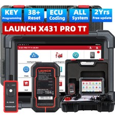 LAUNCH X431 PRO TT 5.0 Car OBD2 Scanner FULL System Diagnostic Tools ECU Coding