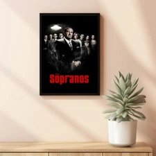 The Sopranos Cast Poster Classic HBO Mafia Crime Drama Wall Art Poster