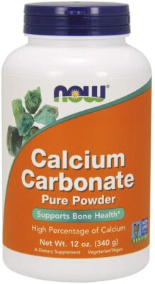 NOW FOODS, CALCIUM CARBONATE Knochen Gelenken Reines Pulver 340g SUPER PREIS