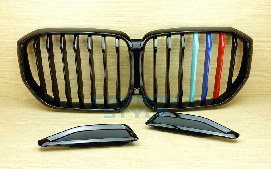 19-22 Fender Side Vent Replace For BMW X5 G05 Shiny Black M-Color
