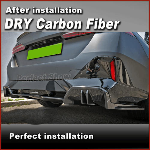 Dry Carbon Heckdiffusor für BMW 5er I5 G60 2024UP Diffusor Heckschürze Spoiler - Picture 5 of 14