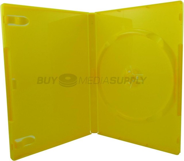 14mm Standard Yellow 1 Disc DVD Case eBay