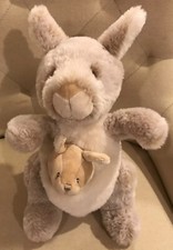 Baby Gund OH-SO-SOFT Cllctn KANGAROO  jOEY RATTLE 11" Plush Soft Stffd Animal