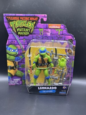 Leonardo Teenage Mutant Ninja Turtles Playmates Mutant Mayhem Figure 2023 TMNT