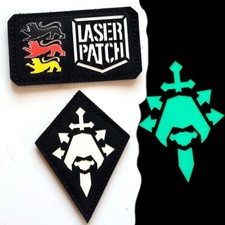Warhammer 40K  Chaos The Fallen Angels Laser Cut Cordura Patch with Hook