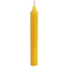 Yellow Candle (6 Inches) - Household or Spell Taper Candle - Sold Individually