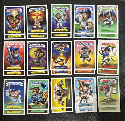 2022 Topps Alex Pardee Garbage Pail Kids GPK X MLB 30-card Base Set