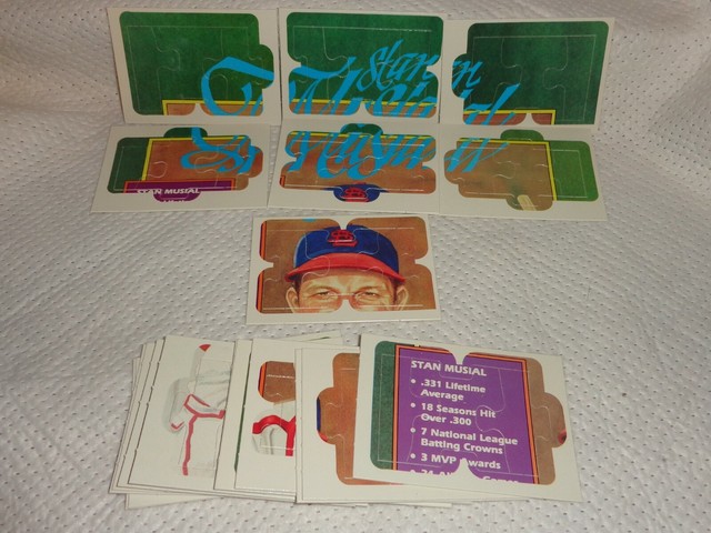 STAN MUSIAL DONRUSS PUZZLE 21 CARDS 63 PIECES L K EBay