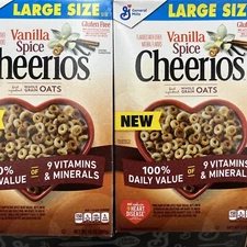 Cheerios Vanilla Spice Whole Grain Oat Cereal 12 oz FREE SHIPPING COST
