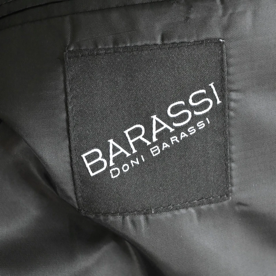 Jaqueta de jantar smoking masculina preta Barassi Doni Barassi 48R - Imagem 4 de 4