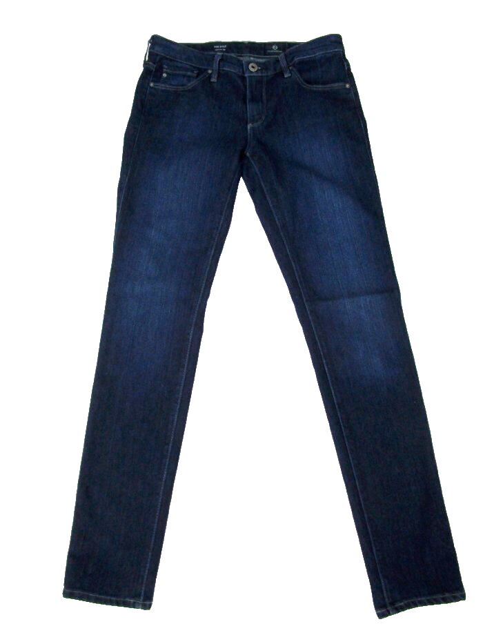 AG The Stilt 27 x 30 Cigarette Leg Slim Soft Denim Dark Wash Jeans