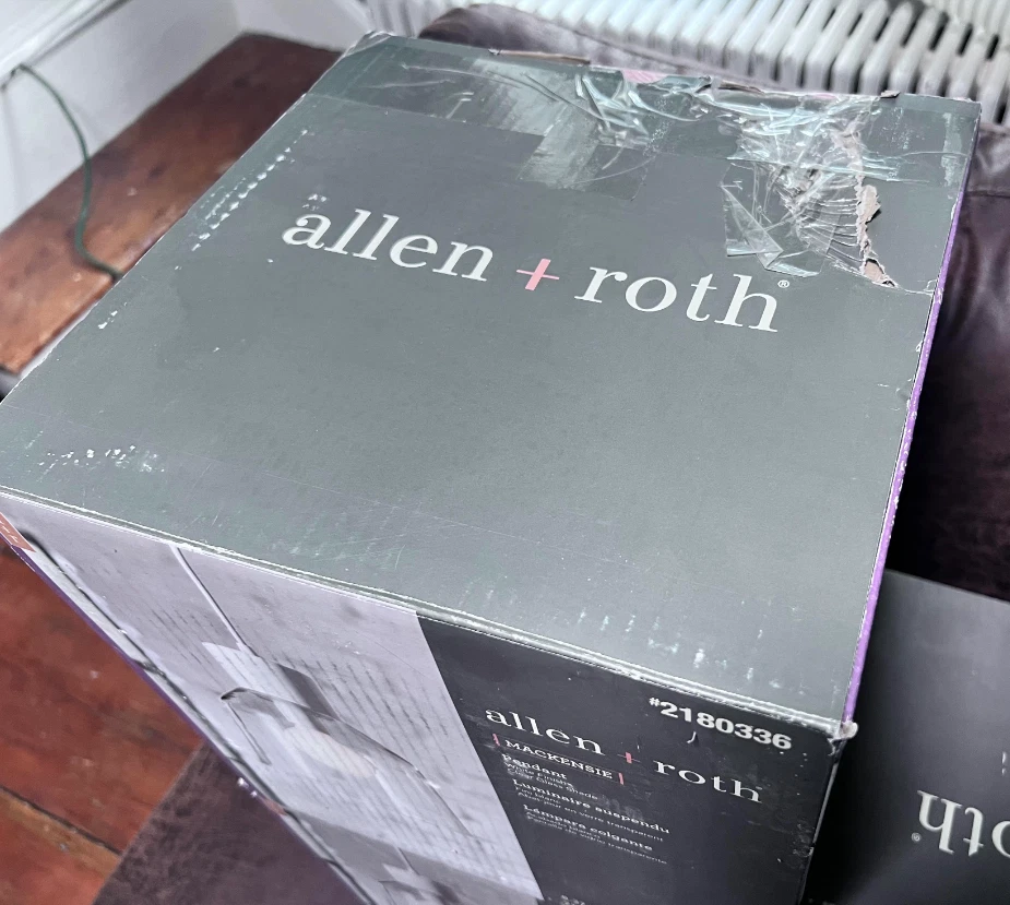 Lámpara colgante colgante tarro de vidrio transparente blanco francés de campo/casa de campo Mackensie Foto 2 de 4