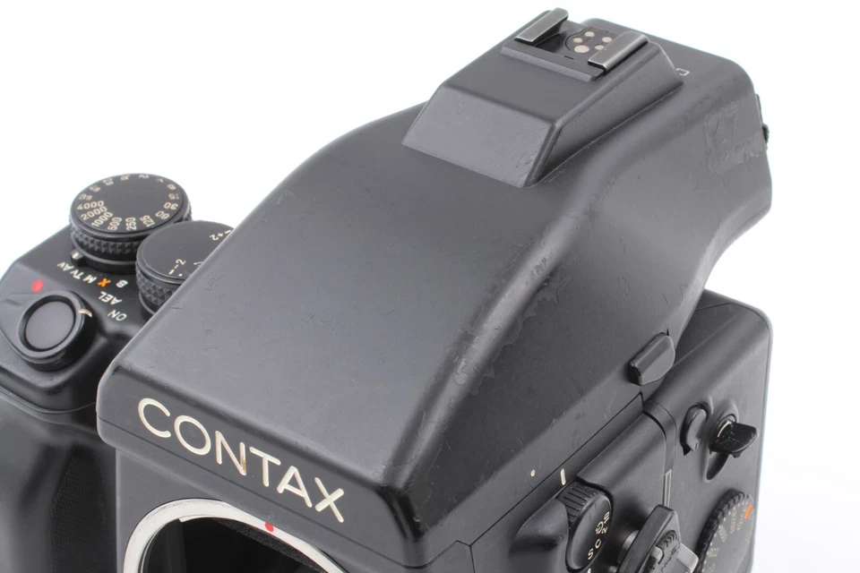 【Exc4 funciona bem 】 Contax 645 MF-1 AE Finder MFB-1A 120/220 de volta do Japão #840 - Imagem 3 de 4