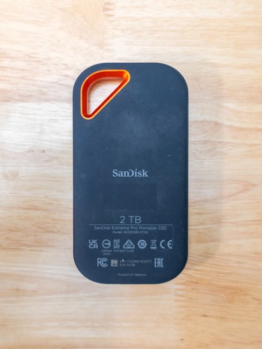 SanDisk Extreme PRO 2TB USB-C Portable External SSD - perfect working order! - Afbeelding 4 van 4