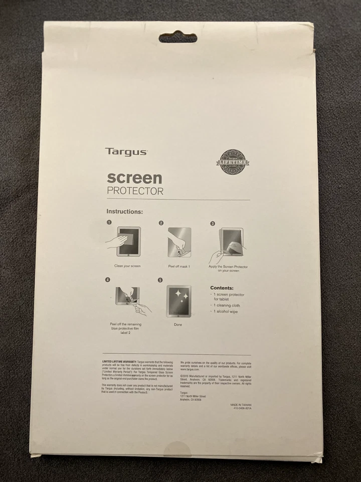 Targus Tempered Glass Screen Protector for iPad 5th-6th Gen/Air/Air 2/Pro 9.7" - image 2 of 3